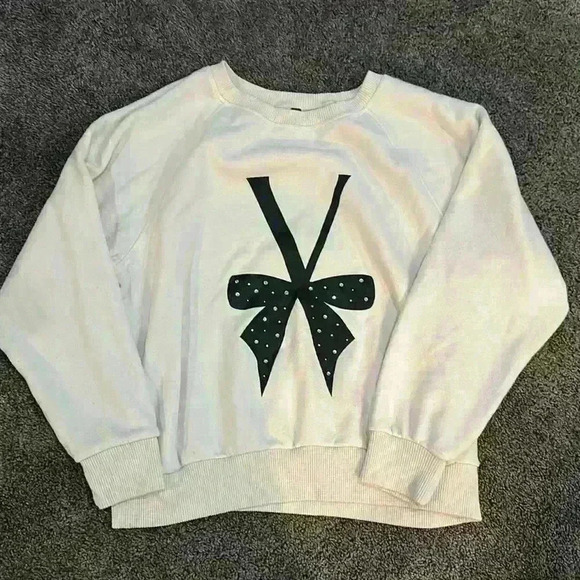 Victoria’s Secret bow sweatshirt - Picture 1 of 1